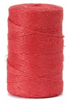 Produktbild von Pogotowie Florystyczno-Ślubne Jutekordel 1mm Rot 205m