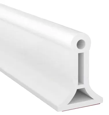 Duschdichtleiste selbstklebend, 5 m, 5 cm hoch, 3 cm breit, weiß