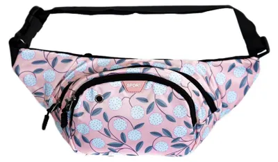 Produktbild von Umhängetasche aus Polyester Gürteltasche mit 3 Fächern sicherer Reißverschluss Motiv 5