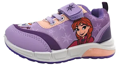 Produktbild von Leomil Frozen Kinderschuhe Mädchen Halbschuhe Klett Blau Freizeit
