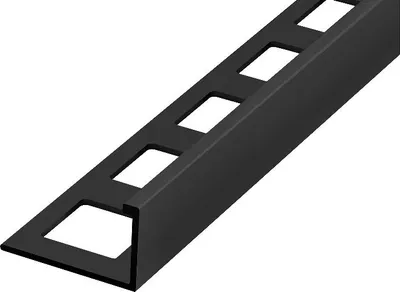 Obrázek produktu pro SP6/1 ukončovací lišta L ACARA, AAR, PVC černá, 6 mm, 2,5 m