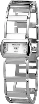 Produktbild von Damenuhr Edelstahlarmband silberfarben Analog Quartzwerk
