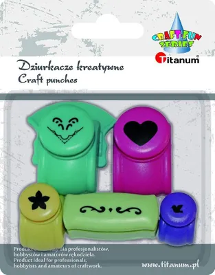 Immagine prodotto di Set di punzoni creativi 5 pezzi Titanum