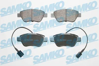 Image de SAMKO 5SP1656 Jeu de plaquettes de frein, frein à disque x