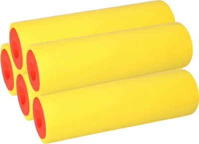 Immagine prodotto di KOTARBAU® Set di 5 rulli di ricambio per rulli pressori per carta da parati in gomma 180 mm x 55 mm