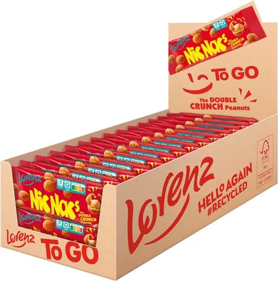 Produktbild von 2x Lorenz Snack World NIC NAC' Riegel, 24er Pack (48 x 40 g)