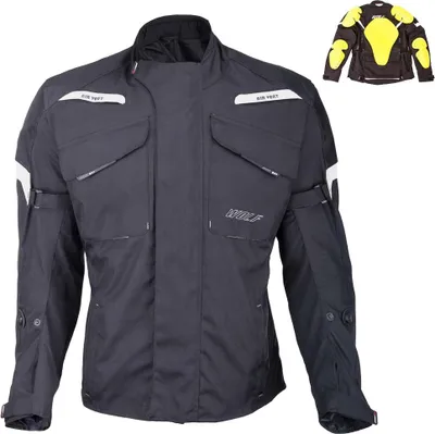 Obrázek produktu pro WOLF DURABLE TOURING MOTORRADJACKE EXPLORER SCHWARZ XL - Kopie 3