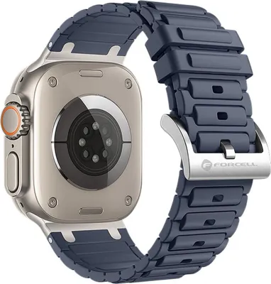 Zdjęcie produktu dla FORCELL F-DESIGN FA06 silikonowy pasek do APPLE Watch 38 / 40 / 41 mm niebieski