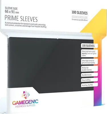 Produktbild von Gamegenic - Prime Sleeves Black