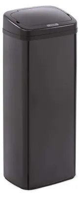Sensor-Mülleimer 50L, berührungslos, Soft-Close, Schwarz