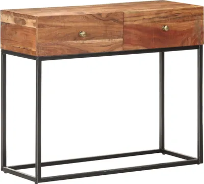 Produktbild von Konsolentisch 90x35x75 cm Raues Akazienholz