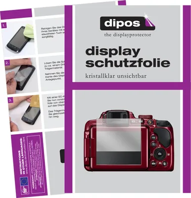 Produktbild von Dipos Crystalclear, Transparent, Nikon, Nikon Coolpix B700, Klare Bildschirmschutzfolie, Kratzresistent, 6 Stück(e)