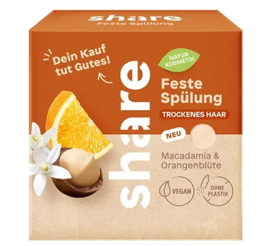 Produktbild von Macadamia-Orangenblüten Glanz-Conditioner, 60g