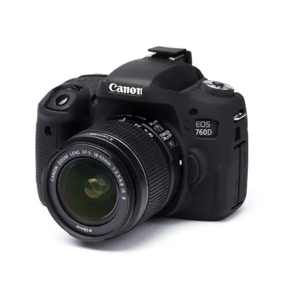 Produktbild von Easycover Camera Case Schutzhülle für Canon 760D / T6s - Schwarz
