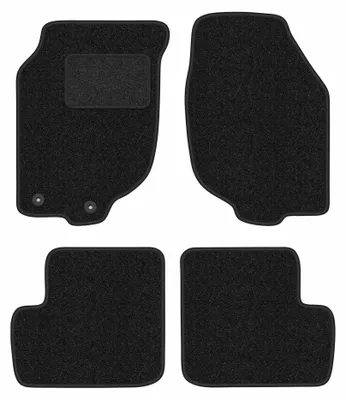 Obrázok produktu pre Velúrové autokoberce pre: Rover 200 2000-2005 (hatchback) – sada 4 ks, antracitové, na mieru – Wielganizator ANTHRA