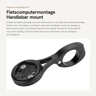 Produktbild von Halterung für Fahrradcomputer – Leichtgewicht – Lenkerhalterung – Aluminiumlegierung – Kabellos – Kompatibel mit Fahrradnavigation