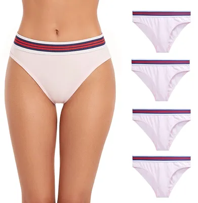 Immagine prodotto di SolidKeus - Slip per bikini da donna in cotone, stile hipster