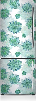 Produktbild von Kühlschrankfolie Aufkleber Kühlschrankmagnete Dekoration Kühlschrankfolie 60x180 cm - Sukkulente