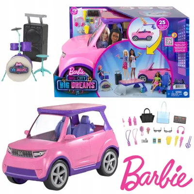 Produktbild von Barbie Big City Dreams SUV – Klappbare Konzertbühne Fahrzeug