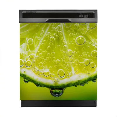 Produktbild von Aufkleber sticker 60x60 cm Dekorative folie Spülmaschine - Zitronenscheibe