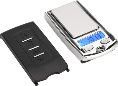 Produktbild von Mini-Digitalwaage im Taschenformat, hochpräzise, tragbare elektronische Schmuckwaage, kleine LCD-Skala für Schmuck