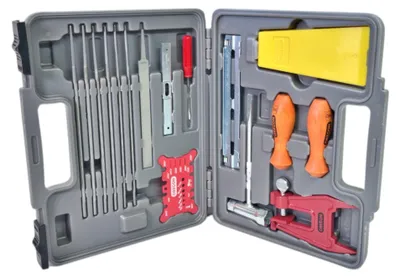 Image de Oregon Set d'outils d'affûtage 4 - 5,5 mm 16 pièces en mallette ( 601981 ) pour tronçonneuse