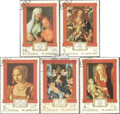 Produktbild von Briefmarken Fujeira 1971 Mi 662A-666A (kompl.Ausg.) gestempelt Albrecht Dürer