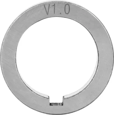 Produktbild von 35 mm/1,38 Zoll Edelstahl-Drahtvorschubrolle 0,8/1,0/1,2 Schweißvorschubführungsrad (1,0)