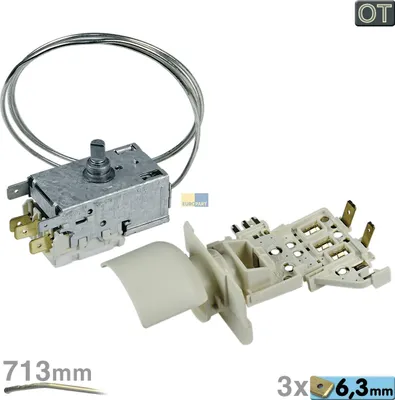 Produktbild von Bauknecht Whirlpool Thermostat K59-S2785 Ranco + Lampenfassung, ersetzt A13-0696R