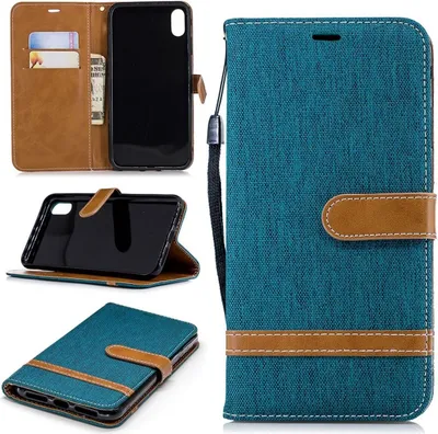 Zdjęcie produktu dla Apple iPhone XS Max etui na telefon komórkowy etui ochronne etui na kartę zielone