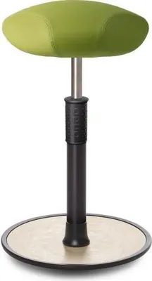 Produktbild von Sitz- Stehhocker Free Tall Triangel skai Nature Base Hellgrün schwarz /creme.