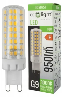 Immagine prodotto di Lampadina LED G9 10W 3000K 950lm