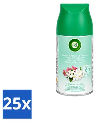 Obrázek produktu pro 25 kusů náplně do osvěžovače vzduchu Air Wick Freshmatic, vůně "Jarní rosa", objem 250 ml, výhodný balení