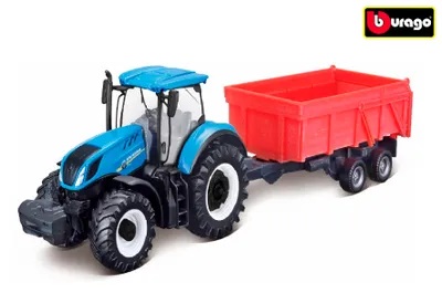 Immagine prodotto di Bburago New Holland T7.315 Trattore + Rimorchio ribaltabile