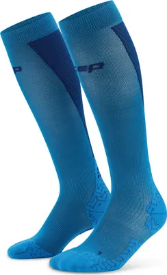 Zdjęcie produktu dla Męskie długie skarpety kompresyjne sportowe CEP Core Run Ultralight niebieskie