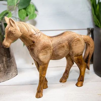 Produktbild von Holzfigur, Pferd, Groß
