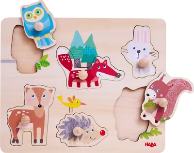 Produktbild von Haba Inlegpuzzel Bosdieren