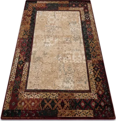 Produktbild von Wollteppich OMEGA LUMENA ethnisch, vintage hell rubin beige 235x350 cm
