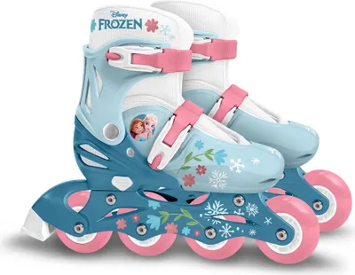 Zdjęcie produktu dla Regulowane rolki – FROZEN – dziewczęce – niebieskie – rozmiar 30–33