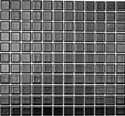 Produktbild von Mosaikfliese Keramik SCHWARZ MATT Fliesenspiegel Wandfliesen Küche MOS18-0311