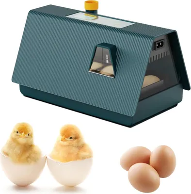 Produktbild von Eierbrutkasten,Reptilieninkubator,Vollautomatisches Intelligentes Multifunktionales Brutgerät,10-Eier-Brutmaschine für Hühner,Enten,Gänse