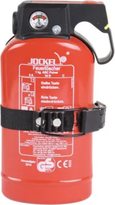 Produktbild von Jockel PSF1JM8 KH  Feuerlöscher Mini 1kg ABC KFZ Auto BMW Pulverfeuerlöscher 2LE