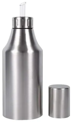 Produktbild von Ölflasche aus Edelstahl, 1000 ml – Ölbehälter für Küche und Saucen