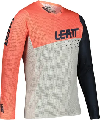 Obrázek produktu pro Dětský cyklistický dres Leatt MTB Gravity 4.0 Barva: bílá/oranžová, velikost: M
