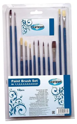 Image de Set de brosses en bois 12pcs.