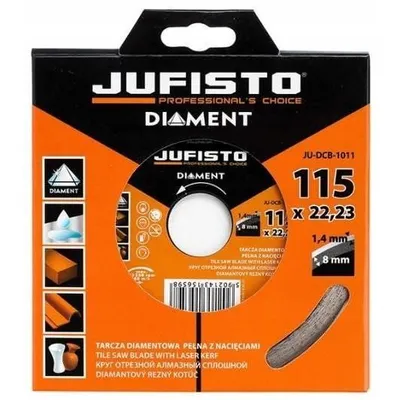Image de Disque diamant fin continu, 115x1,4 mm, Jufisto