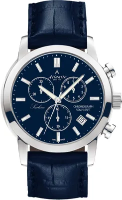 Produktbild von Uhr Atlantic Herren Blau atlantic-62450.41.51