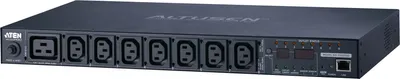 Zdjęcie produktu dla ATEN PE6216G-AX-G, Regulowany, Przełączane, 0U, Czarny, 16 x gniazdo sieciowe, C13 panel, C19 panel, C20 panel