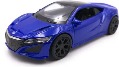 Produktbild von Onwomania Modellauto Honda NSX Hybrid Sportwagen Blau Auto Mst. 1:34-39