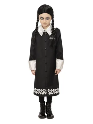 Produktbild von Addams Family Wednesday Kostüm 128